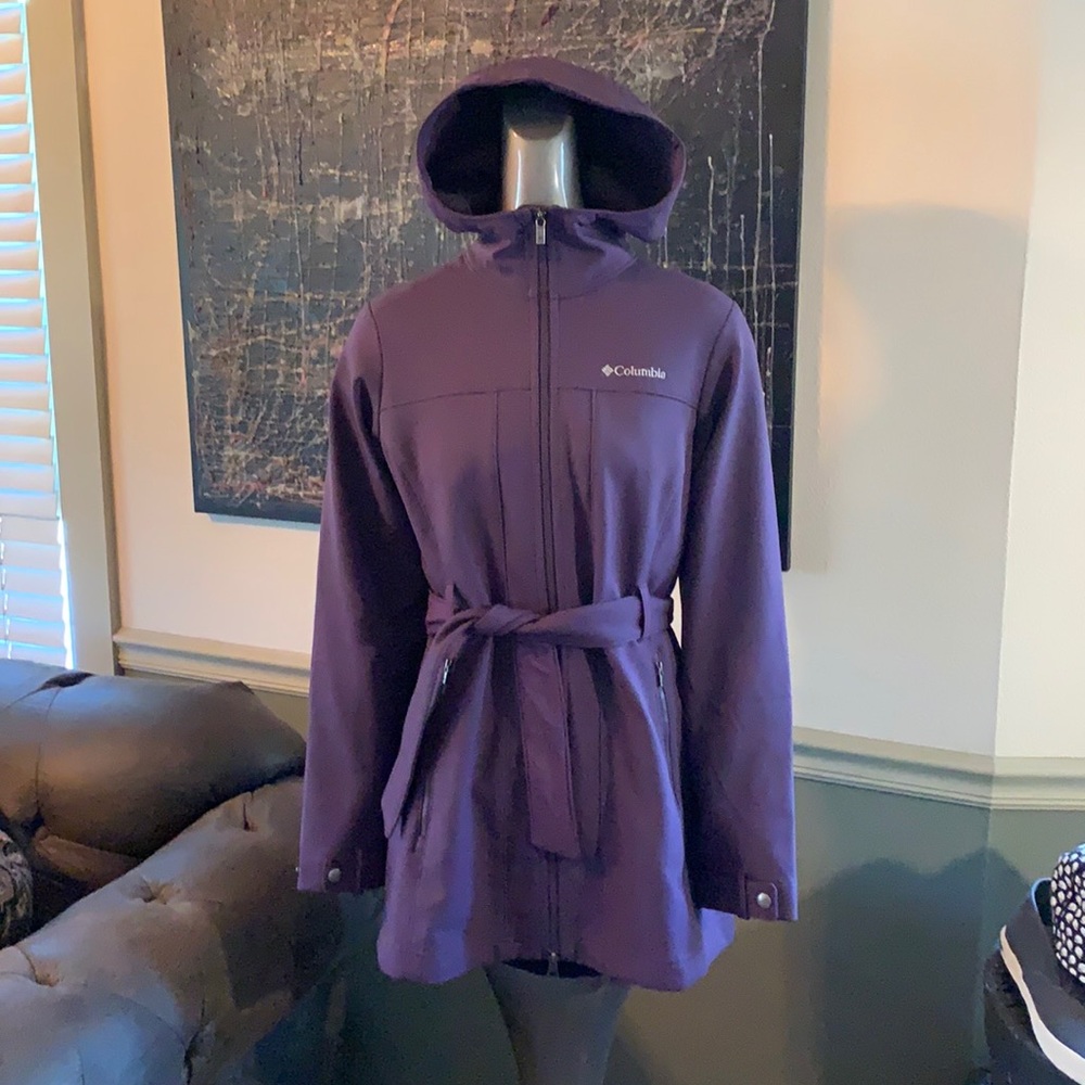 Columbia Soft Shell Fleece Lined Trench Coat